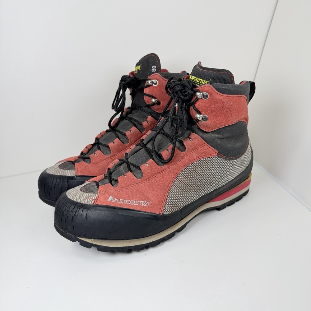 La Sportiva Trango S Evo GTX Boots EU 47 Red Black Made in Italy